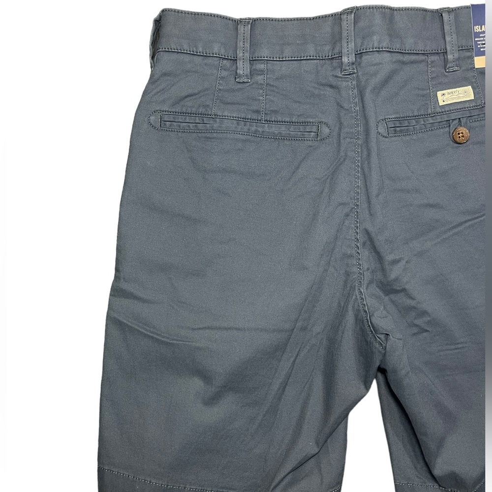 Faherty Shorts Island Life 8" Organic Cotton Chino Golf Blue Mens Size 28 NEW - Picture 6 of 15